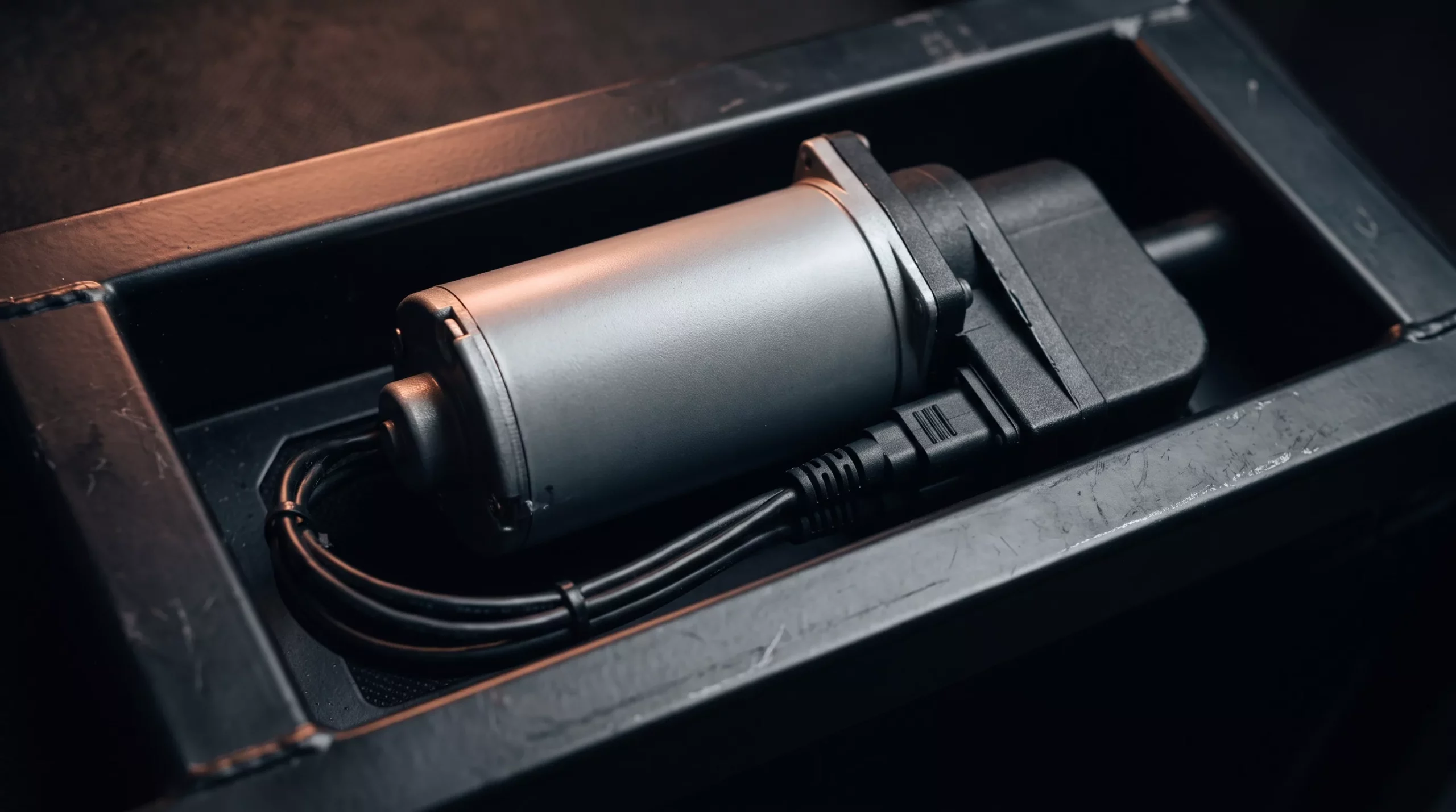 Power recliner actuator motor that makes noise when leaning back