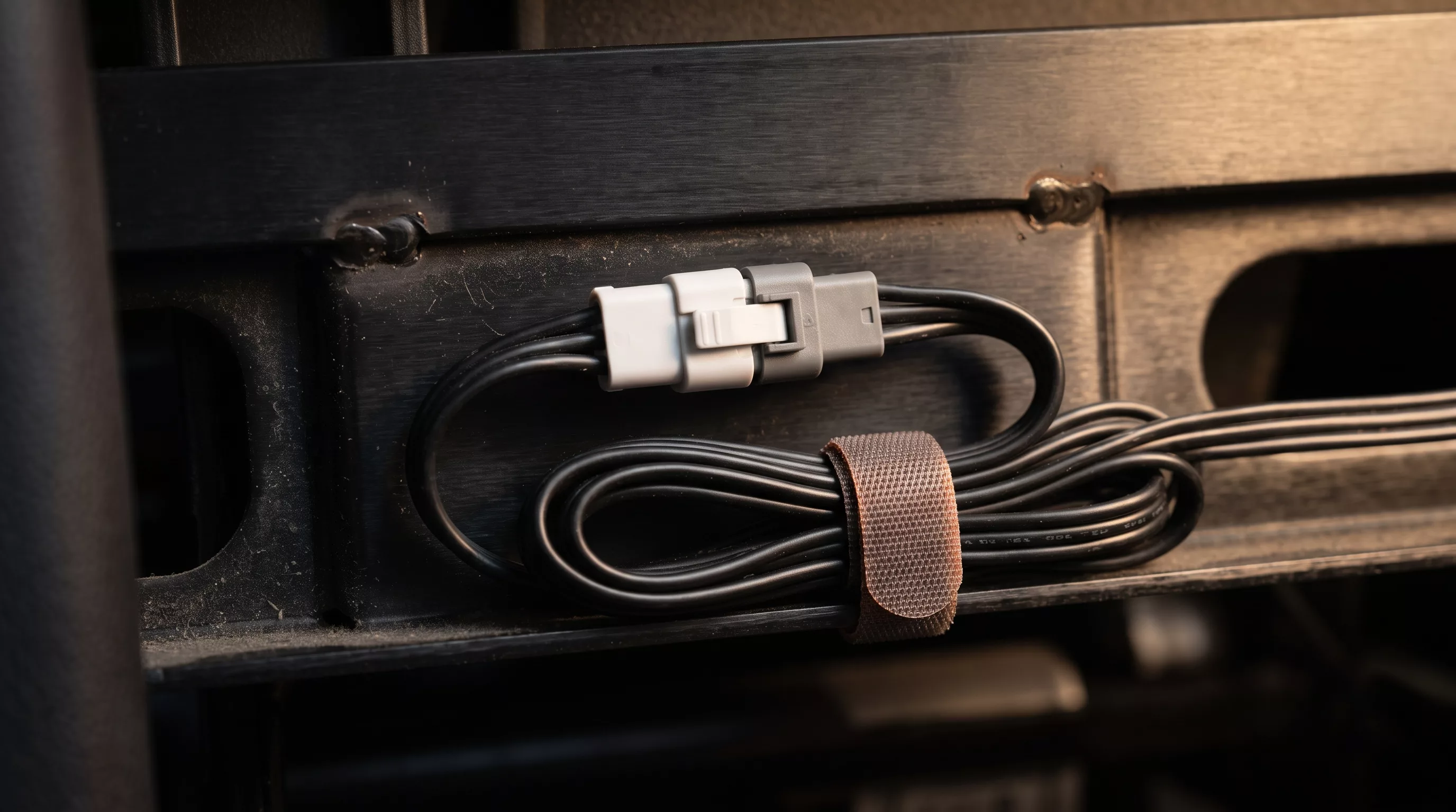 Disconnecting the wiring on a power recliner before disassembly