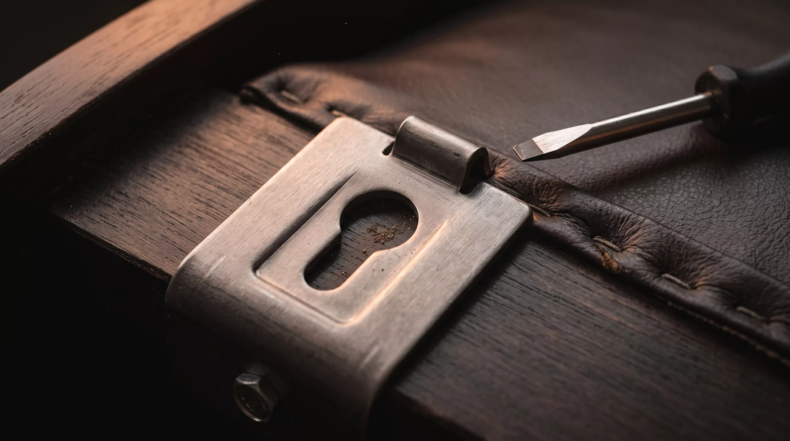 Removing the back of a recliner by releasing the bracket behind the seat
