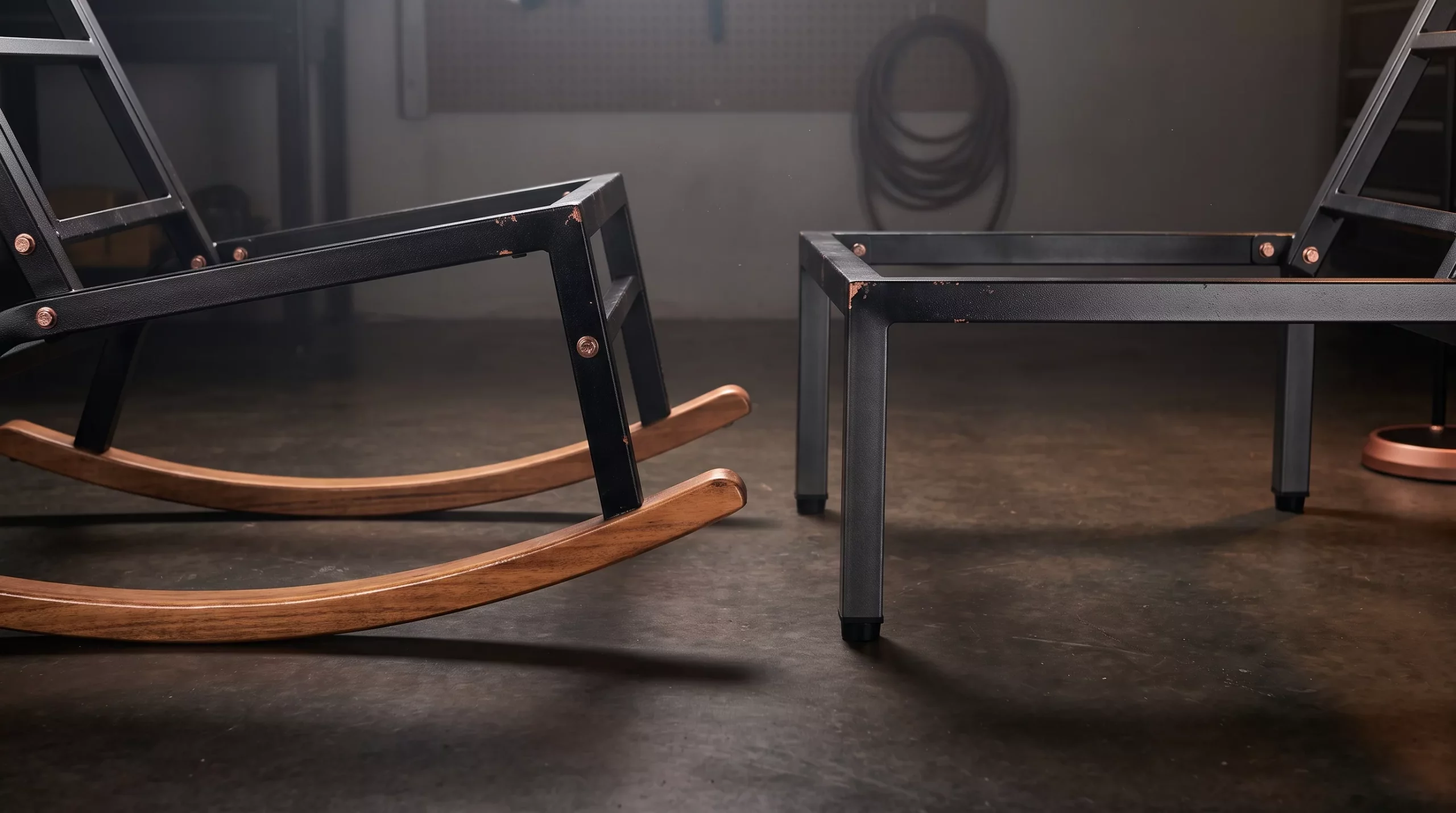 Comparing a rocker recliner base with a fixed recliner base