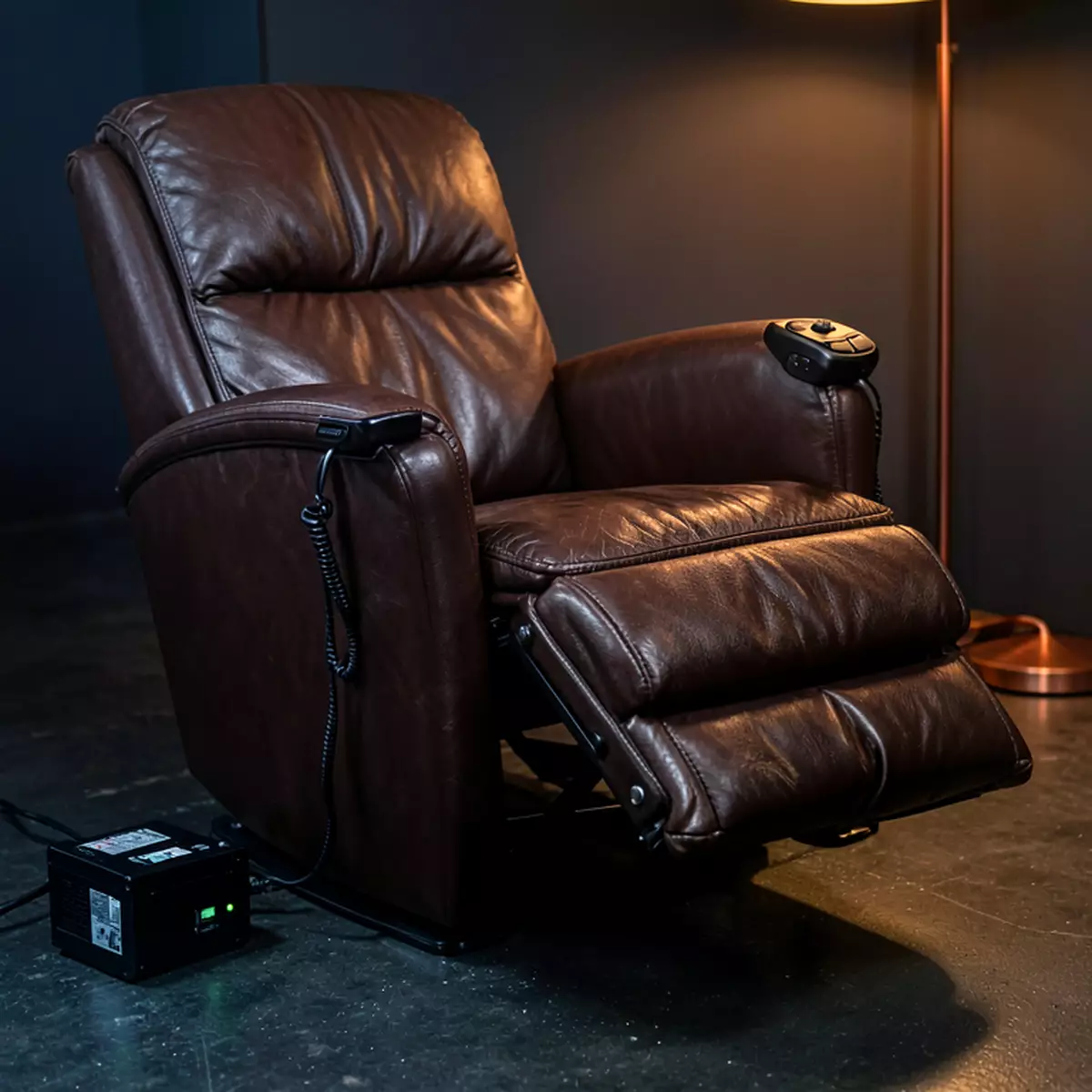 testing a replaced recliner motor through a full footrest cycle