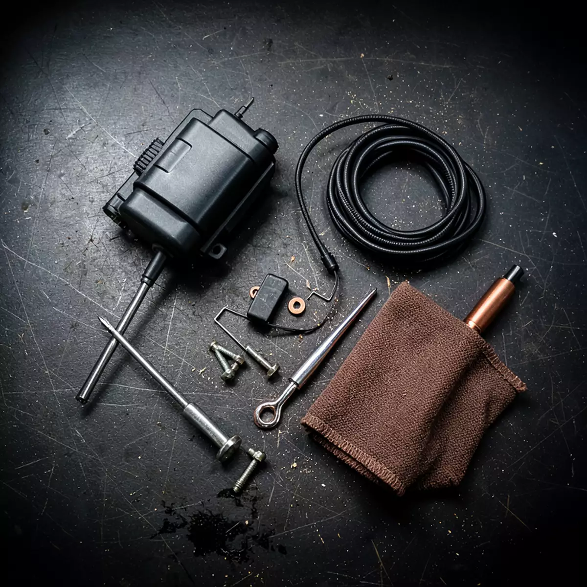 recliner repair cost parts laid out on a workbench