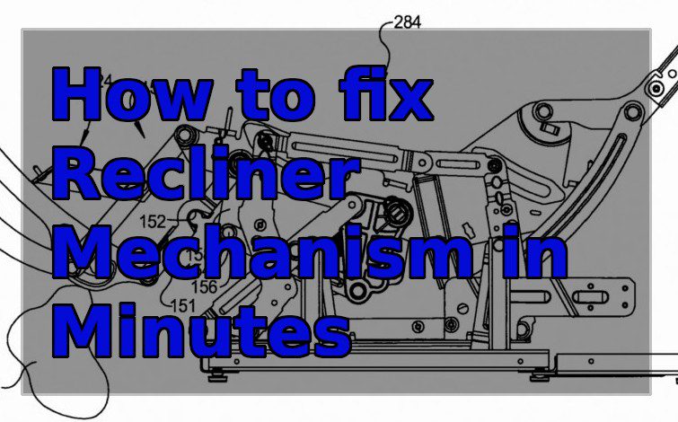 How to fix Recliner Mechanism in Minutes - Spring,Handle,Cable