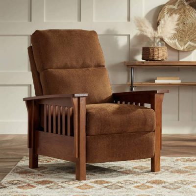 Evan Collindale Earth 3-Way Recliner Chair - Elm Lane The best mission style recliner 