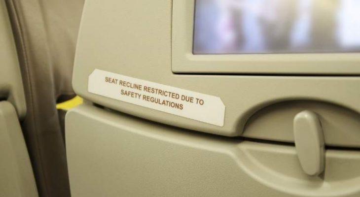 recliner seat warning