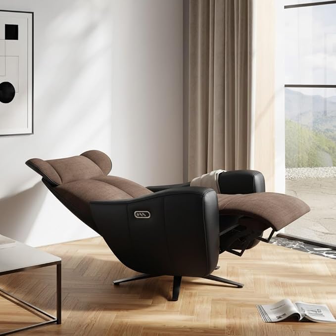 ALIVING SwanSing Zero Gravity Swivel Power Recliner
