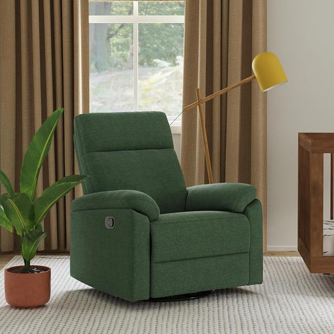 DaVinci Suzy 360 Degree Swivel Recliner Glider with Greenguard Gold Certification
