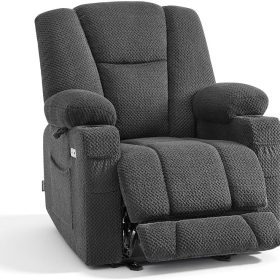 MCombo Small Power Recliner Chair with Heat and Massage