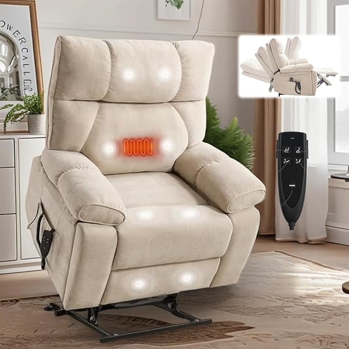 Trygoal Dual Motor Power Recliner with Vibration Massage