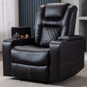 CANMOV electric power recliner with cup holders and USB ports