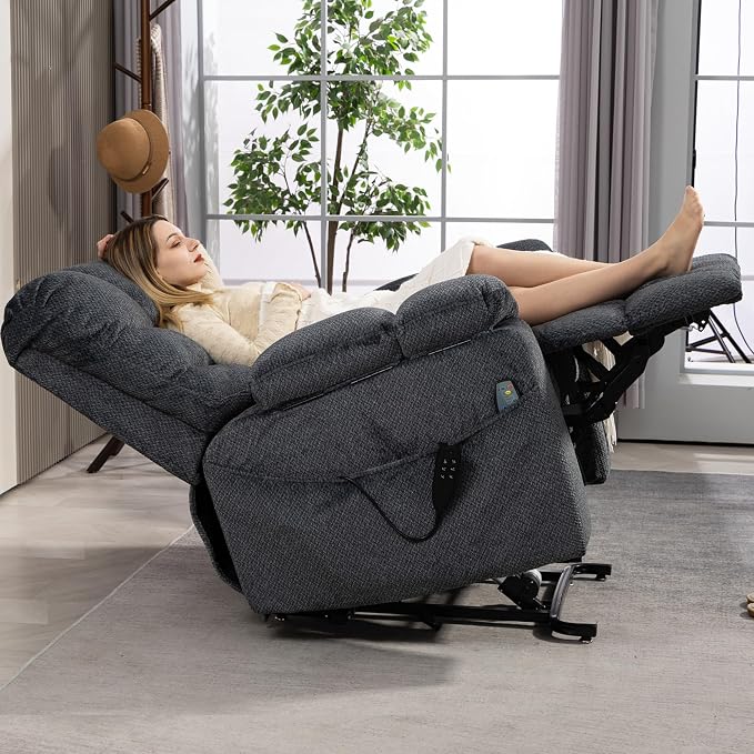 REHOUSING zero gravity heavy duty power lift recliner rated 400 pounds