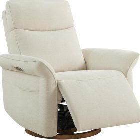 CHITA triple motor power swivel glider recliner with adjustable power lumbar support