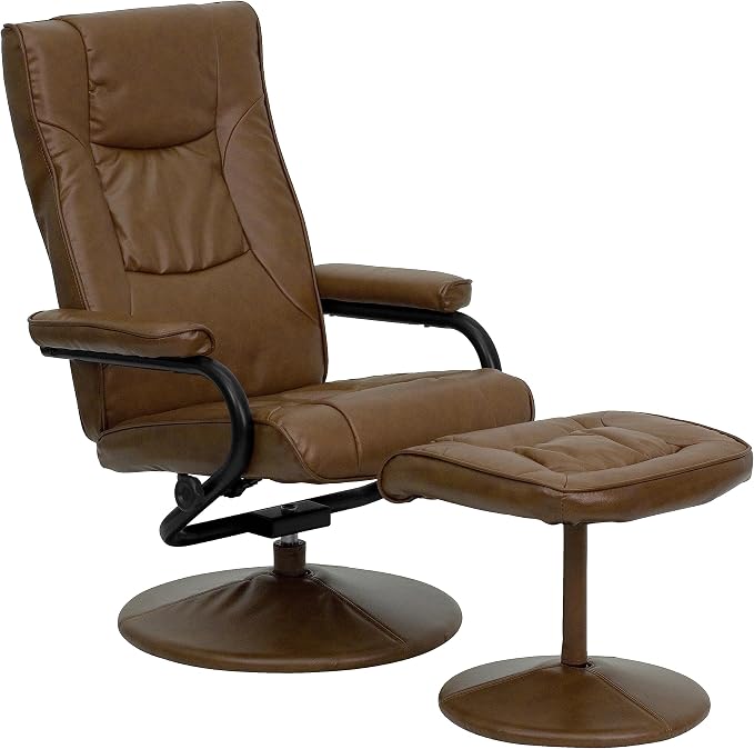 Flash Furniture BT-7862 palomino multi-position recliner and ottoman