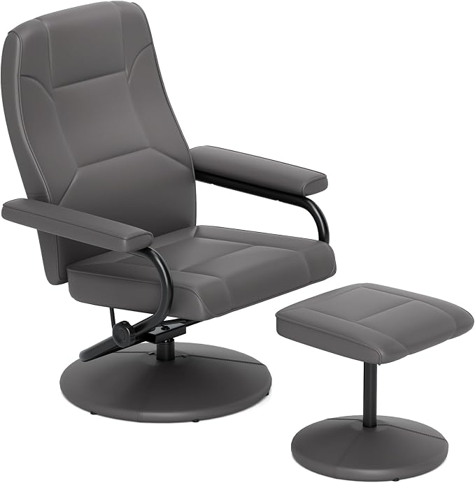 Giantex recliner chair with ottoman - best alternative to stressless recliner