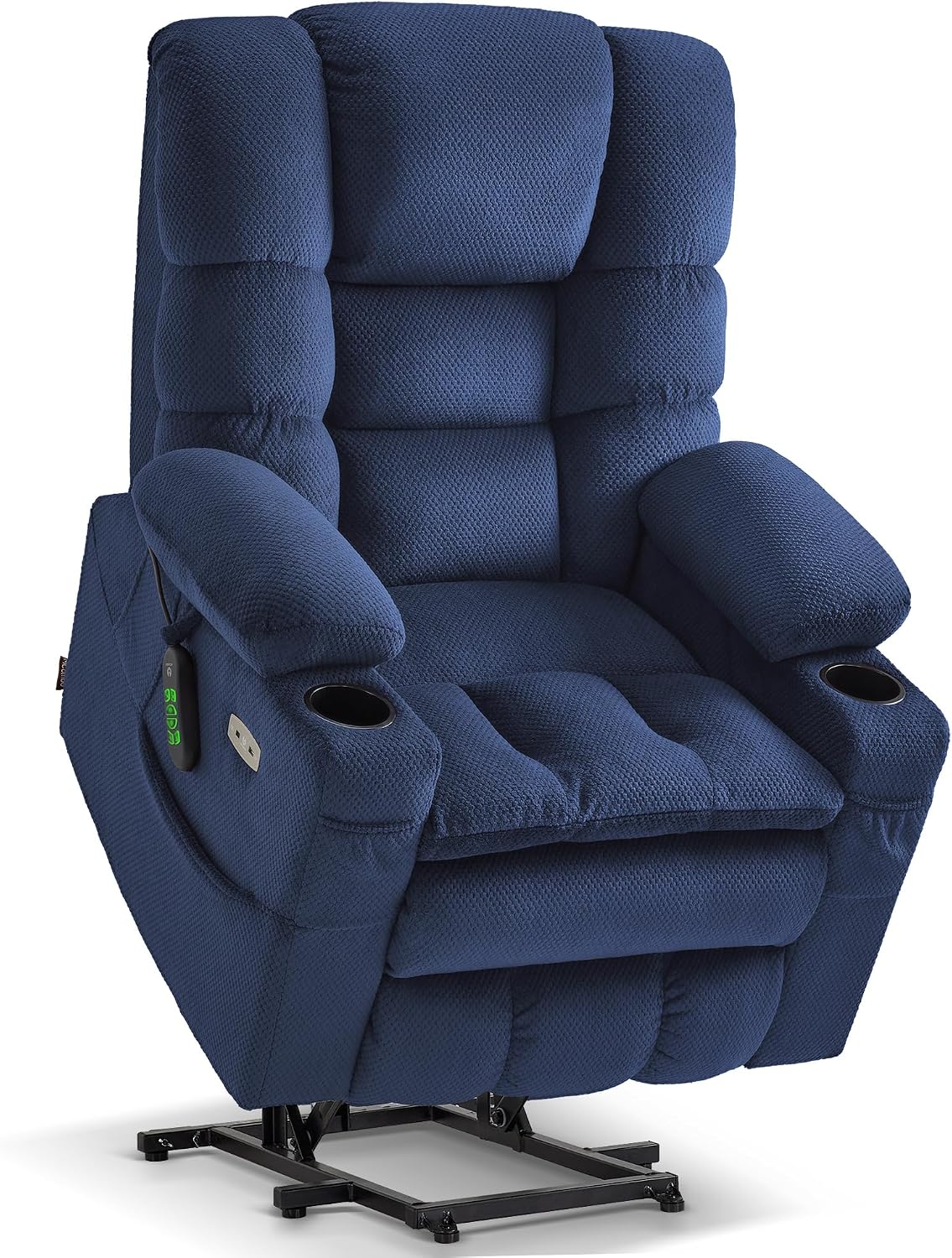 MCombo 7634 three-motor power lift recliner with extended footrest and power headrest